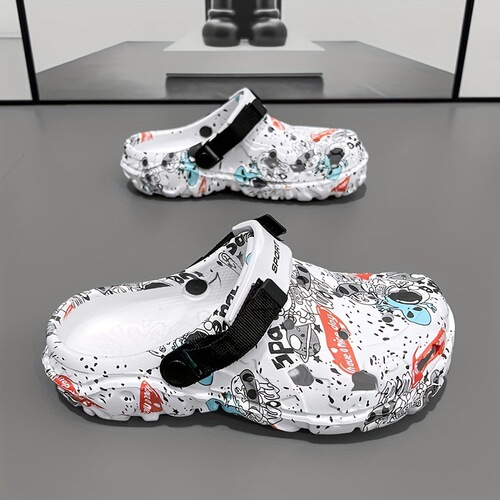 2026 New European and American Men's Spring and Summer Trend Wood Clogs.