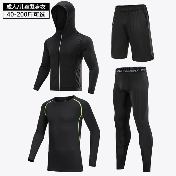 Set, long-sleeve, trousers, shorts, jacket, 4 piece set