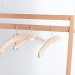 家用木质衣架木质无漆服装店木质儿童男女士裤架成人衣撑批发