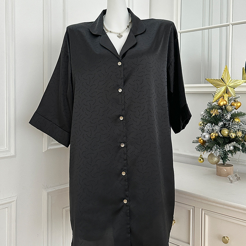 문자열 검정 - 셔츠 드레스