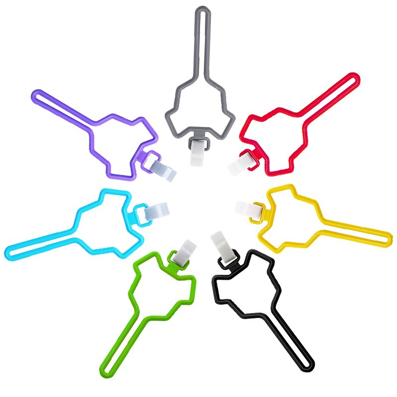 En stock al por mayor bolsa de inodoro dispensador bolsa de inodoro titular bolsa de mierda clip se puede fijar bolsa de basura para mascotas clip de manos libres