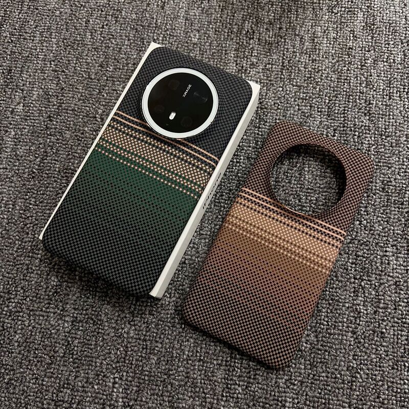 Suitable for Huawei Mate70Pro Carbon Fiber Texture Mobile Phone Case P80P Magnetic Magic7Pro Half-Pack Protective Cover Suitable for Huawei Mate70Pro Carbon Fiber Texture Mobile Phone Case P80P Magnetic Magic7Pro Half-Pack Protective Cover
