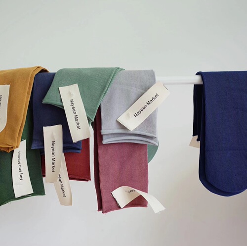 nayean Nanye Korean candy-colored pile socks straight heelless multi-color rolled edge confinement socks combed cotton parent-child socks
