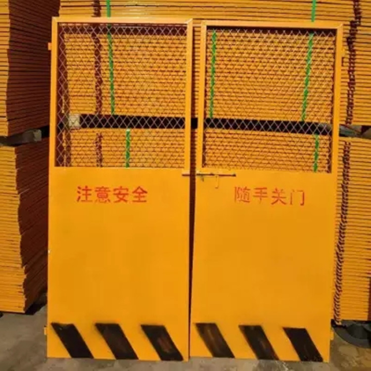 南昌市建筑工地赣 施工电梯门 楼层安全门 抚州 基坑护栏