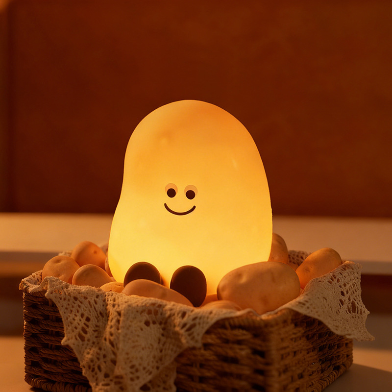 Potato-Shaped Night Light, Creative Phone Stand, Gift for Girls, Sleep Companion Light, Tap Light, Ce Certified Potato-Shaped Night Light, Creative Phone Stand, Gift for Girls, Sleep Companion Light, Tap Light, Ce Certified