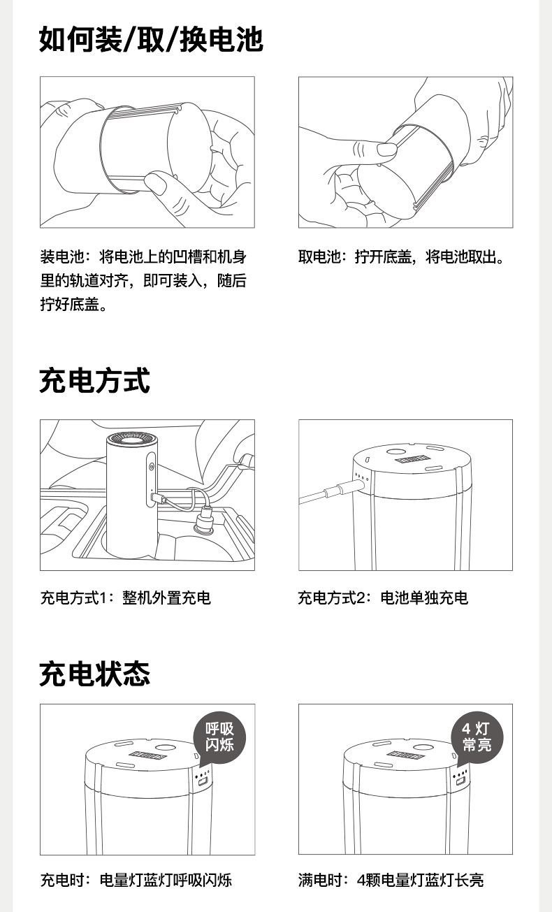 Car Air Purifier in the Car Eliminates Odor, Removes Formaldehyde, Removes Smoke and Deodorizes the Car with Negative Ions
