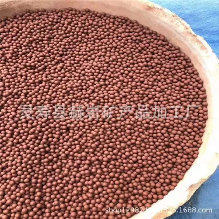 厂家批发电气石陶瓷球坐垫玩具填充矿化球花洒滤芯过滤用麦饭石球