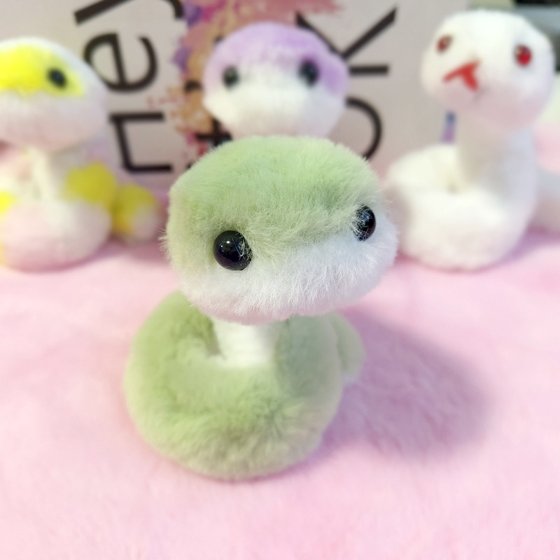 Year of the Snake Little Green Snake Plush Toy Cute Cartoon Stuffed Animal Student Creative Twisting Doll Mascot Decoration Wholesale Year of the Snake Little Green Snake Plush Toy Cute Cartoon Stuffed Animal Student Creative Twisting Doll Mascot Decoration Wholesale