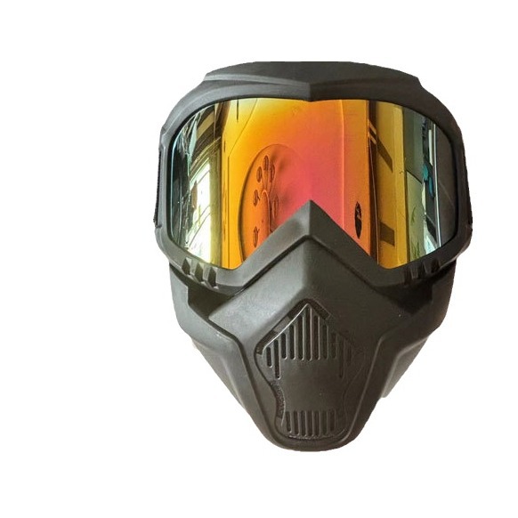 Tactics detachable retro mask for cycling, off-road protecting glasses, (Physicals) 5
