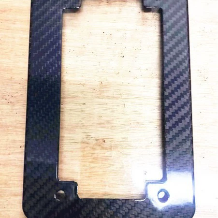 Действительно углеродное волокно США мотоцикл рамка номерной знак держатель персонализированный углеродное волокно углеродное волокно