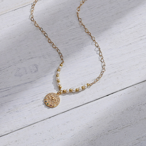 brand cute chain for key bag pearl