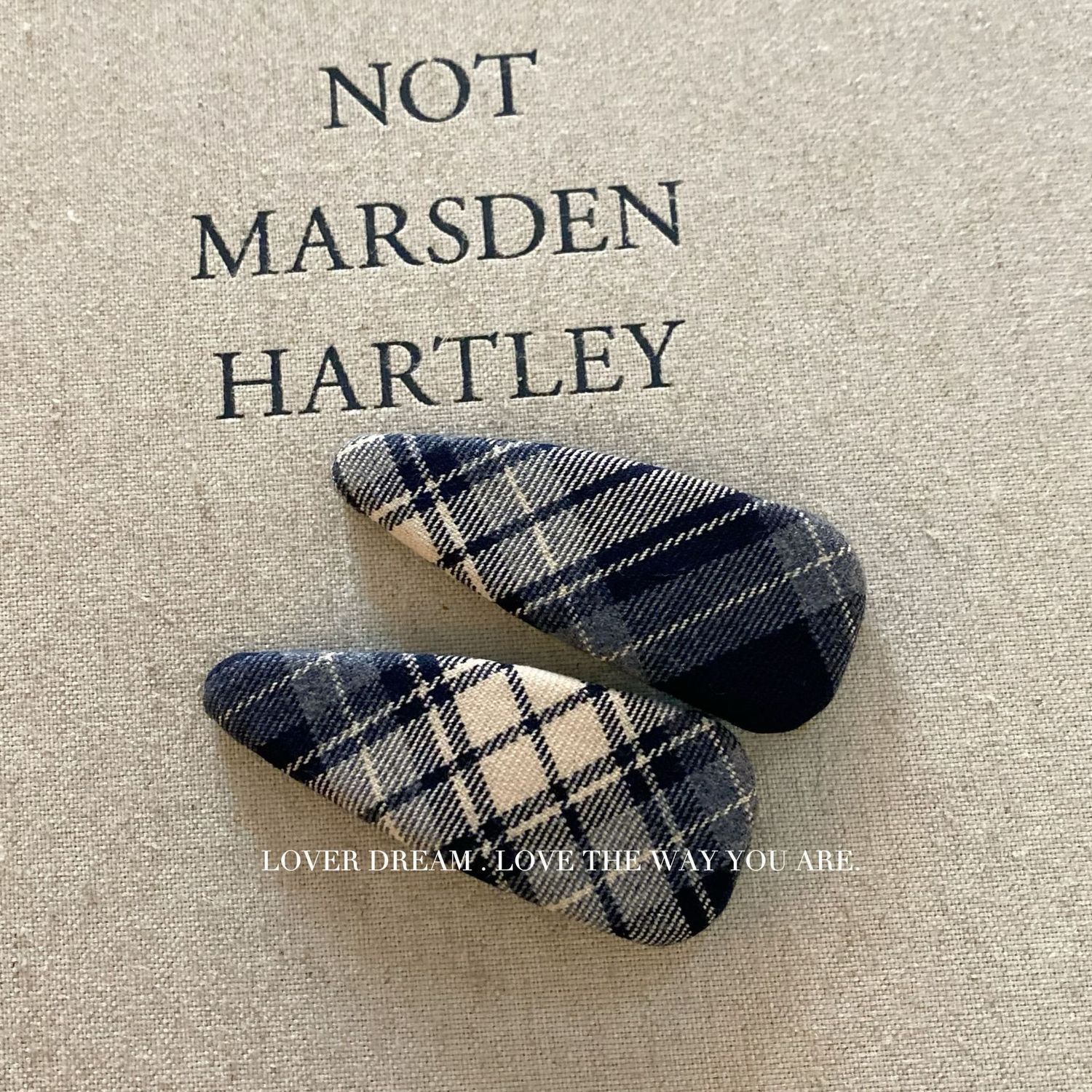 韓国系の新型の格子縞の水滴bbクリップの気質のレトロな前髪のサイドクリップの髪飾りの女性