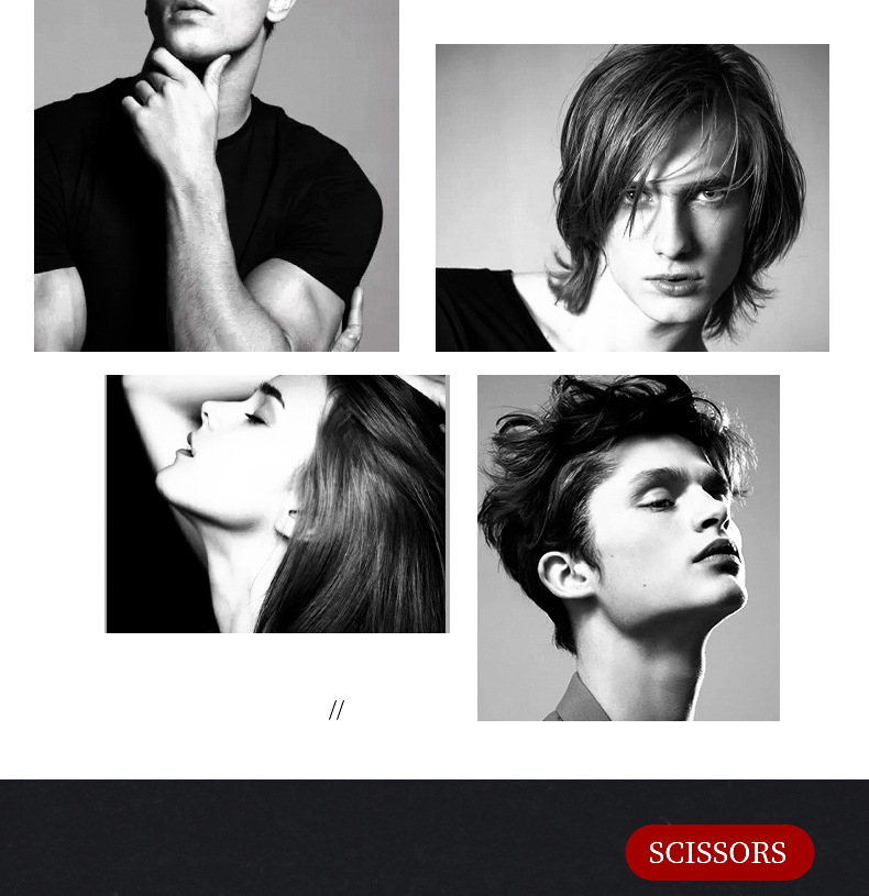 Professional High-end Stainless Steel 6inch Flat Teeth Straight Shears Thinning Scissors Haircut Tools For Barbershops_voghion.com