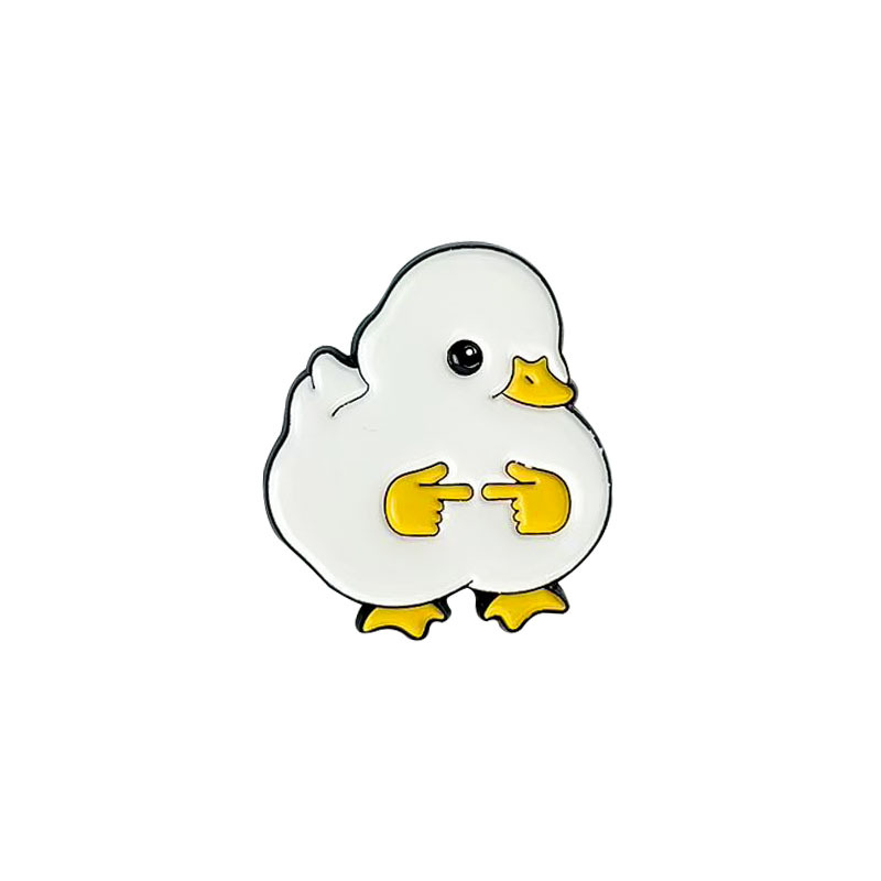 Broche de pato amarillo lindo transfronterizo