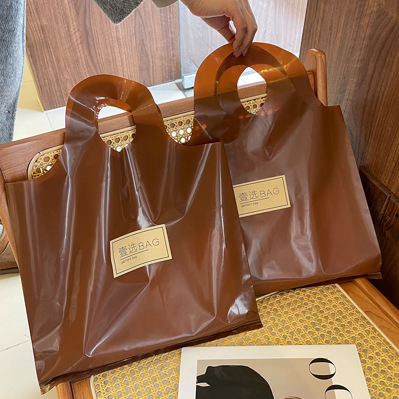 加厚服装店手提袋子塑料批发商用女装购物礼品大号包装袋印刷logo