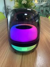 發光音響水晶藍牙音箱RGB無線全透明琉璃音箱重低音TWS互聯音響