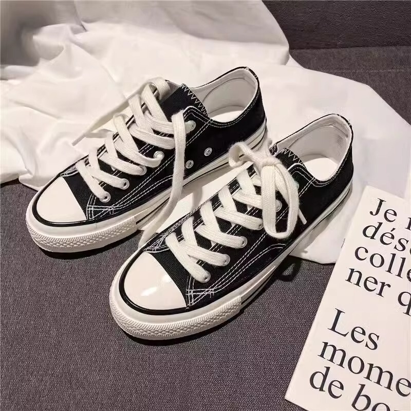 Meiqi Converse 1970S Canvas Shoes Akita Shoes Men's and Women's Sports Shoes Classic Low-Top Retro Casual Shoes Sneakers
