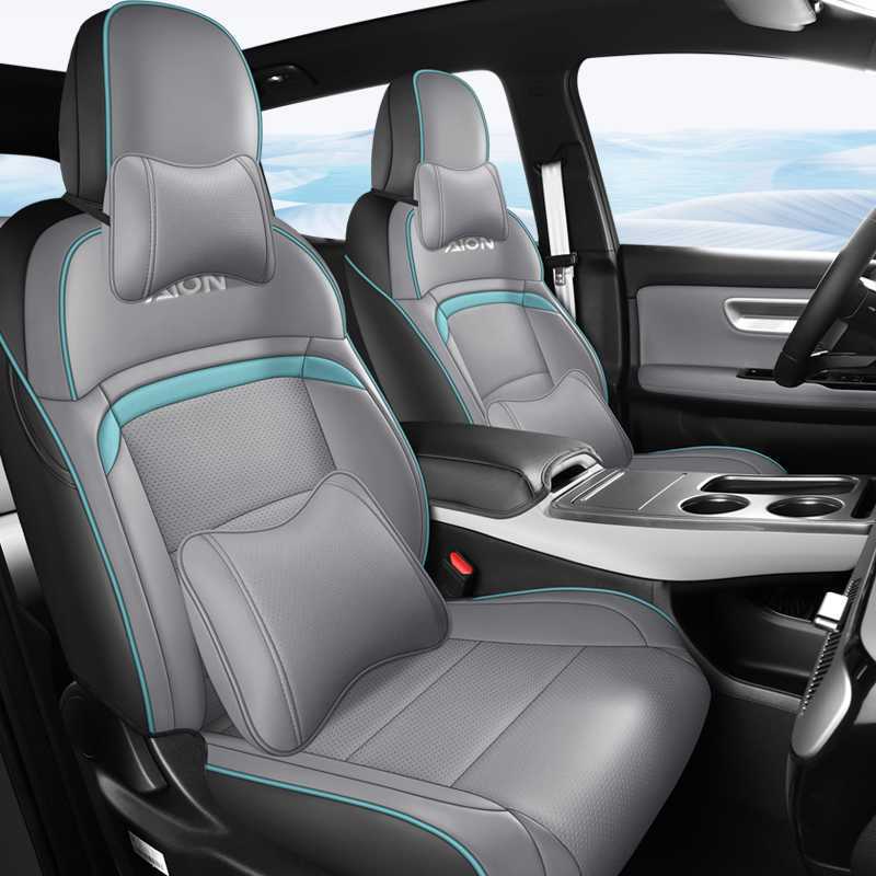 Modelə uyğun (Original) oturacaq örtükləri — Universal four-season seat cover - gray-black-deluxe-edition-note-car-model-year-rear-row-half-cover