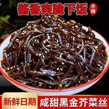 山东特产老咸菜丝黑金丝酱香芥菜丝咸菜下饭菜开胃菜开袋即食