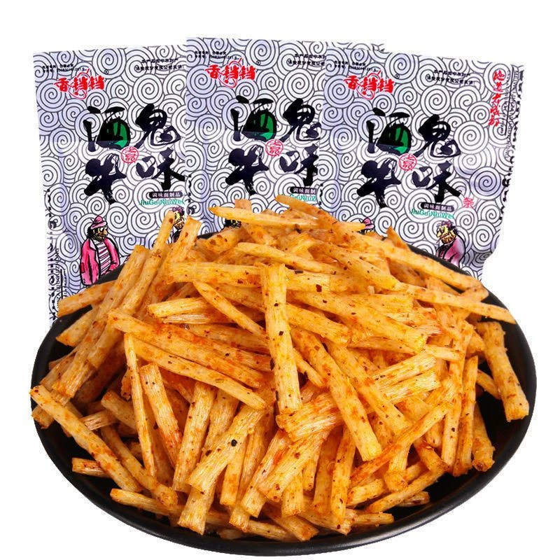 香铛铛 Drunk ghost hand-pulled beef-flavored spicy strips childhood classic nostalgia to satisfy campus spicy snack wholesale
