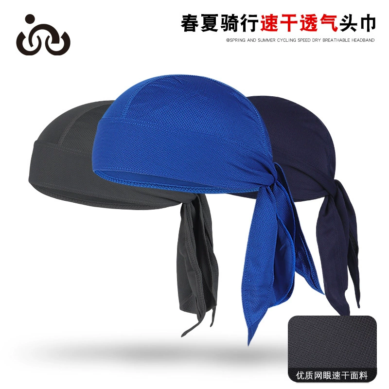 Qianqiwo трансграничная спортивная шапка для верховой езды уличная шапка тюрбан дышащая быстросохнущая шапка Пиратская шапка мотоциклетная маленькая шапка тюрбан