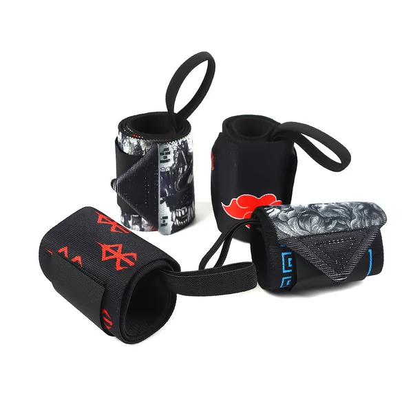 New Cartoon Animation Powerlifting Bench Press Wristband Anti-sprain Pressurized Sports Protective Gear Auxiliary Fitness Belt