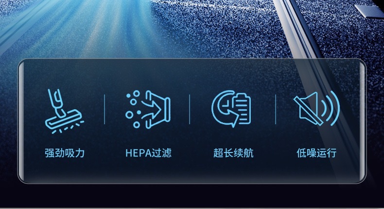 Car Vacuum Cleaner with Air Pump, Wireless Charging, Strong Suction, Powerful Multi-Function, Four-In-One, Dual-Use for Cars