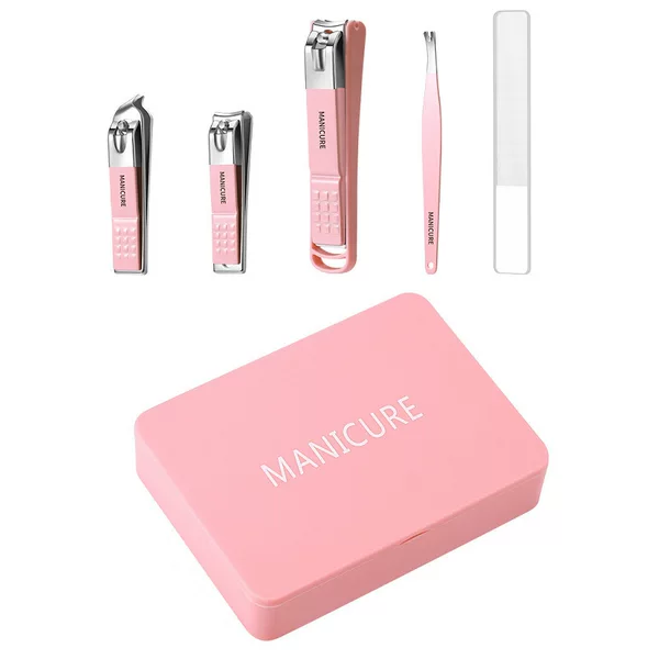Customized Nail Clipper Set Boxed Anti-Splash Nail Clippers Nail Scissors Portable Pedicure Tool Beauty Set Wholesale