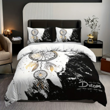 I 54855 3D printed quilt cover set 3D ӡ�����������׿羳