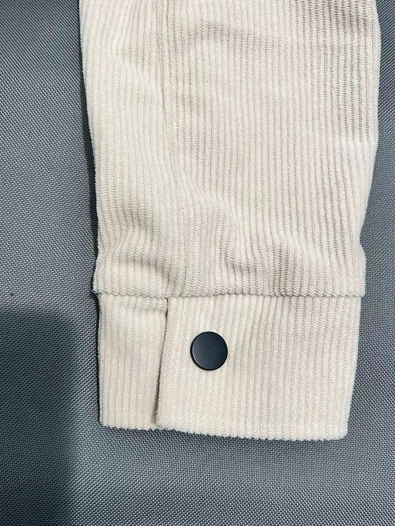 Corduroy Jacket For Men Single Breasted Casual Autumn Coat_voghion.com
