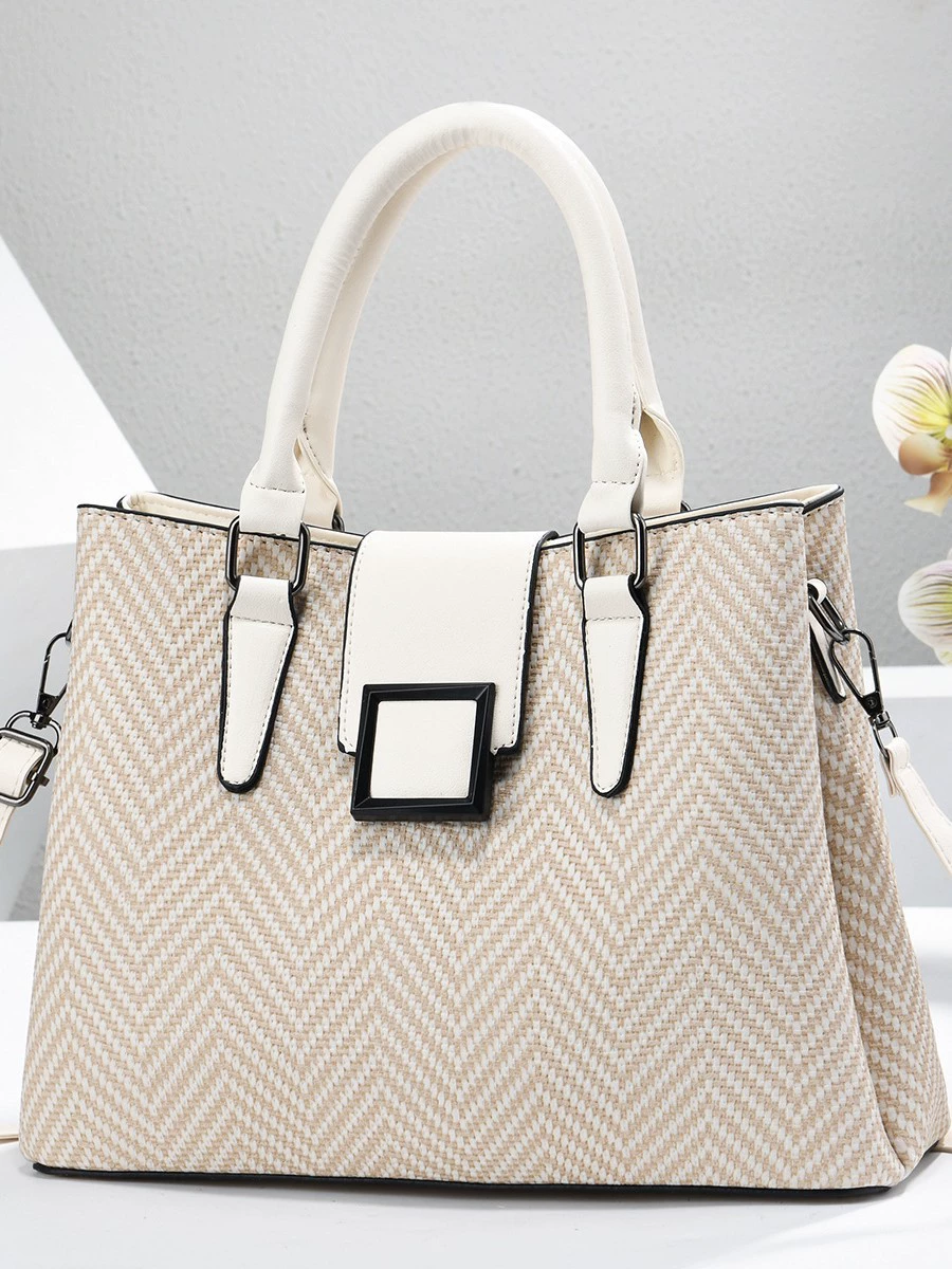 Street style trendy women's bags 2026 fashionable pom-pom charm tote bag solid color textured handbag dropshipping available