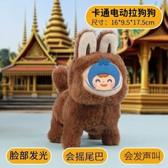 電気ラゴゴぬいぐるみ漫画シリコン顔が光って走って歌うギフトラブブクロスボーダーおもちゃ