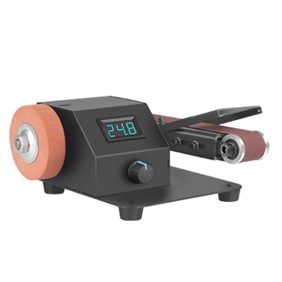 Mini Small Abrasive Belt Machine Mini Electric Polisher Knife Grinding Artifact Desktop Sandpaper Belt Grinding Machine