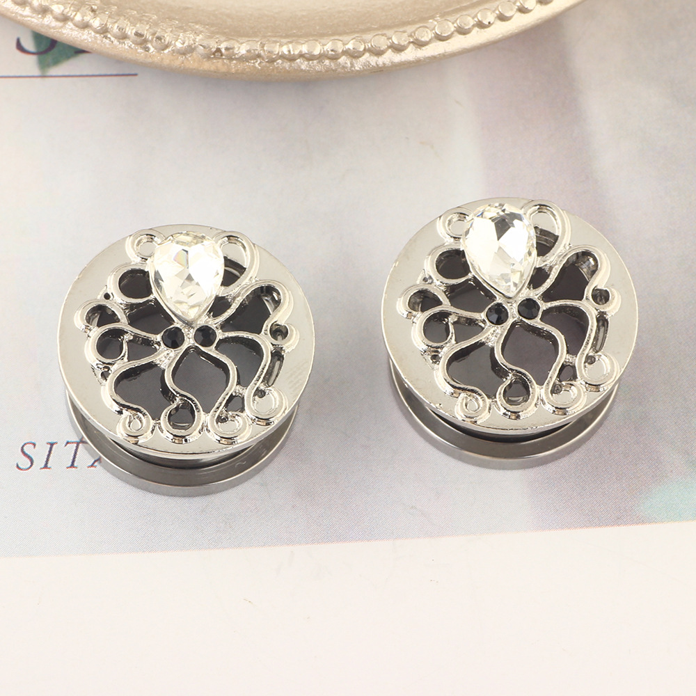 Stainless Steel Octopus Ear Expander Plug - 16mm Geometric Ear Gauges for Stretched Lobes detail image 7