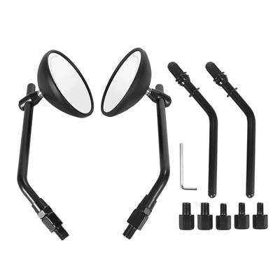 Round Mirror Rearview Mirror | Motorcycle rearview mirror