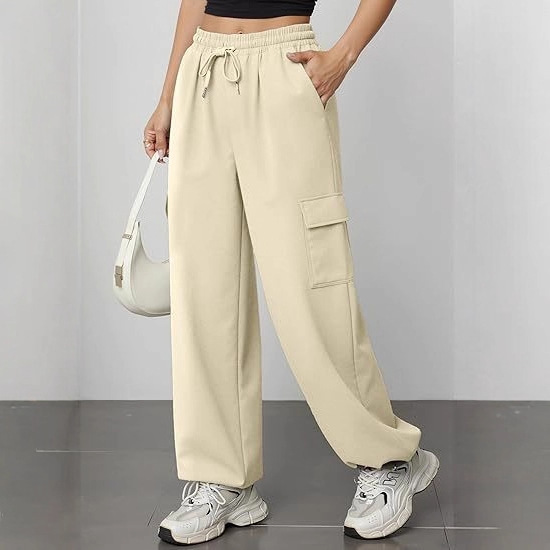 Women's Workwear Jogging Pants Autumn Fashion Clothing Y2K Outfits 2025 Sweatpants with Pockets