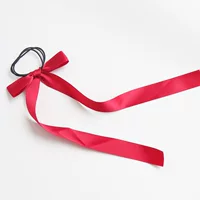 Повязка на голову с лентой шириной 2,5 см, резинка с бантом, женская резинка для волос, лента, династия Хань, простые и милые детские аксессуары для волос