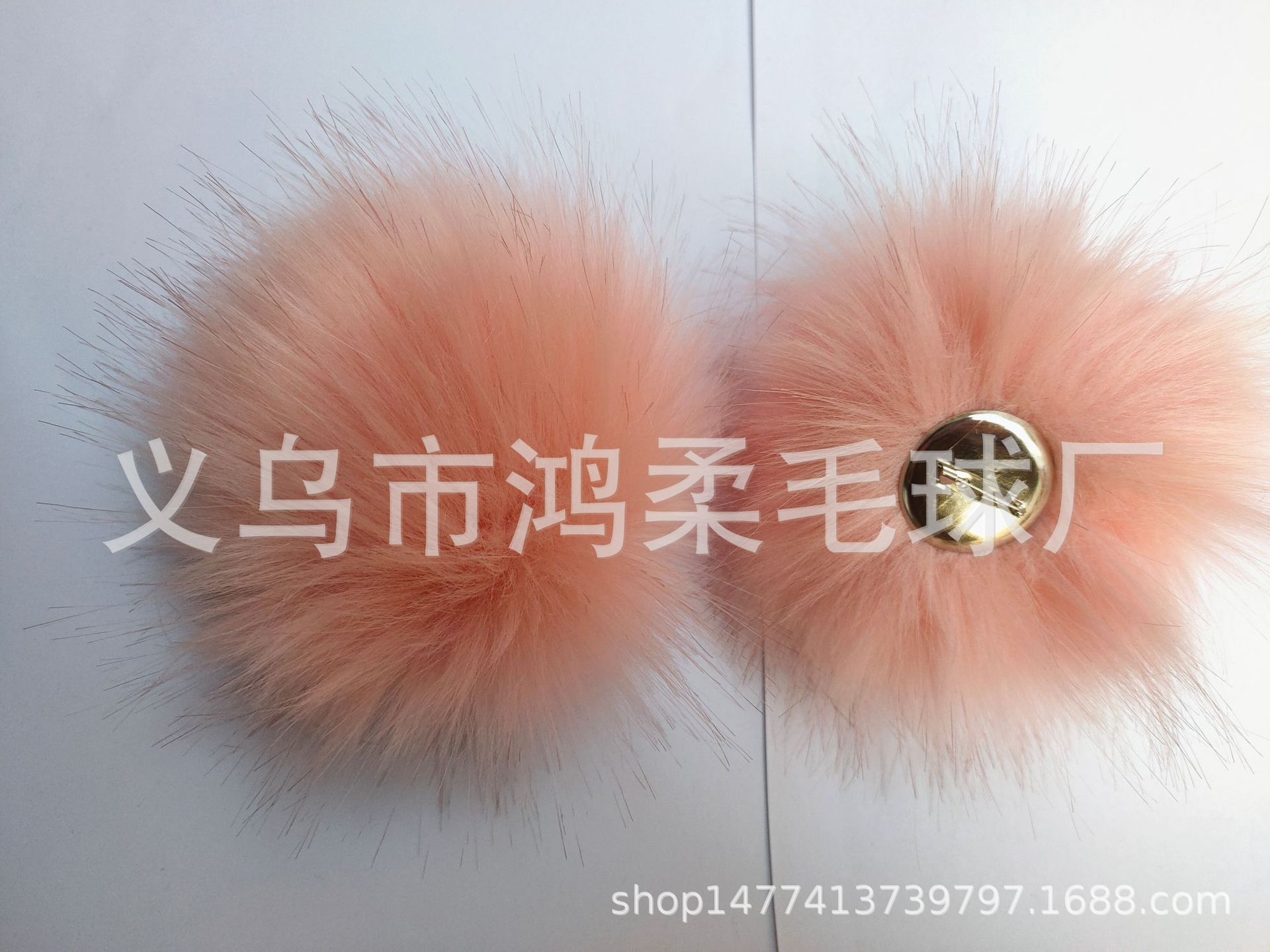 厂家直供  10CM仿狐狸毛球  仿兔毛球  仿濑兔毛球