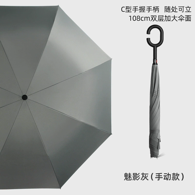 Double-layer automatic windproof big umbrella for double
