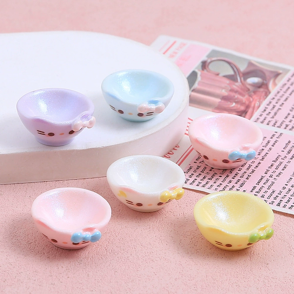 Creative cartoon cream accessory with bow handmade, accessories, DIY