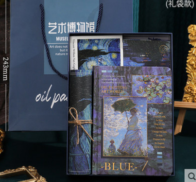 Retro museum, high quality gift box, stationery, set, Birthday gift