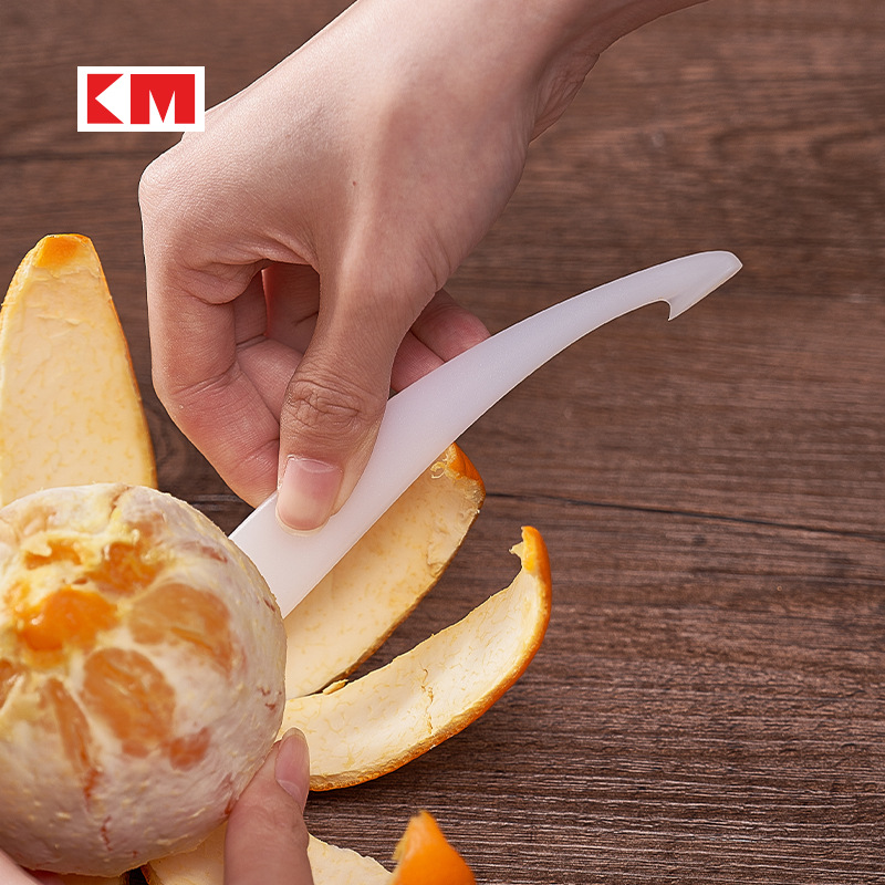 Japanese-Style Orange Peeler Citrus Peeler Magic Tool Double-Headed Orange Peel Remover Plastic Peeling Knife for Nail Art Use