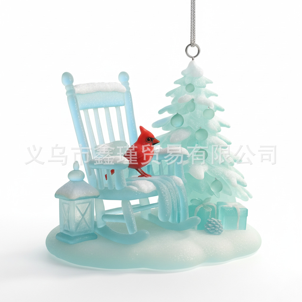 Nuevos productos transfronterizos plano 2D acrílico colgante de automóvil colgante de Navidad mochila casera colgante
