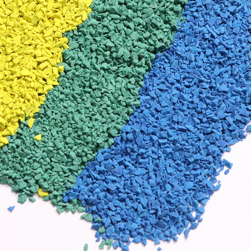 塑胶跑道epdm颗粒体育场运动地胶材料epdm球场彩色橡胶打底颗粒