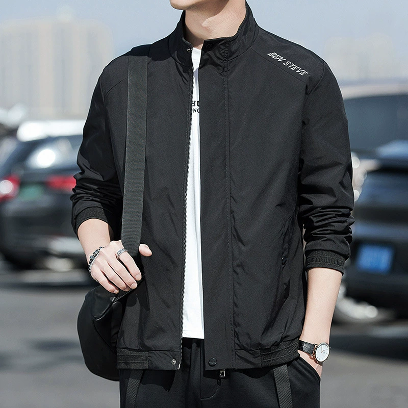 Demi-season travel men's uniform, warm universal down jacket for leisure