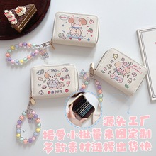 跨境现货卡包大容量多卡位可爱卡通零钱包2024款日本韩国ins挂饰