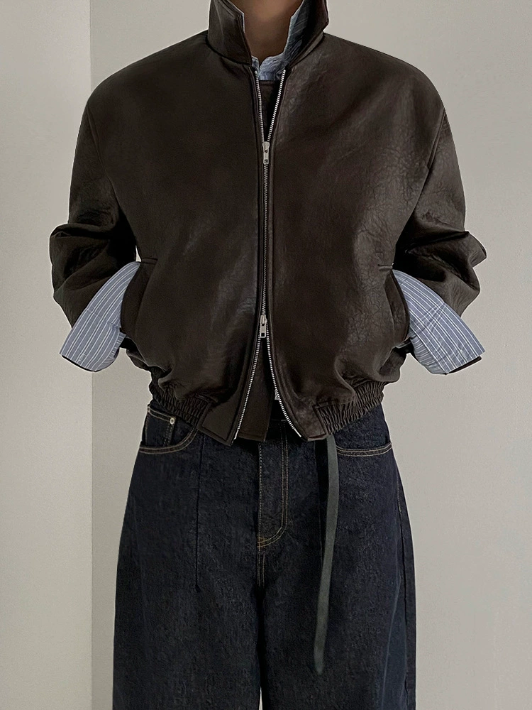 Retro short spring trend jacket, loose fit