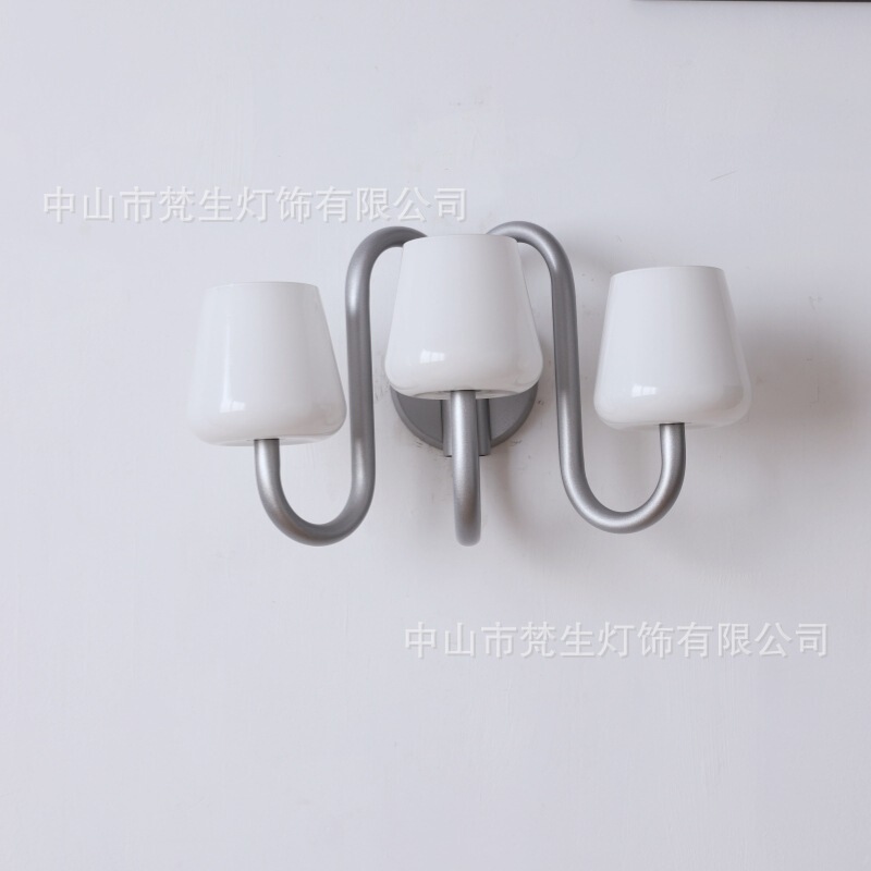 Hay Apollo Wall Lamp Scandinavian Modern Medieval Opal Living Room Bedroom Corridor Stairwell Hotel Wall Lamp
