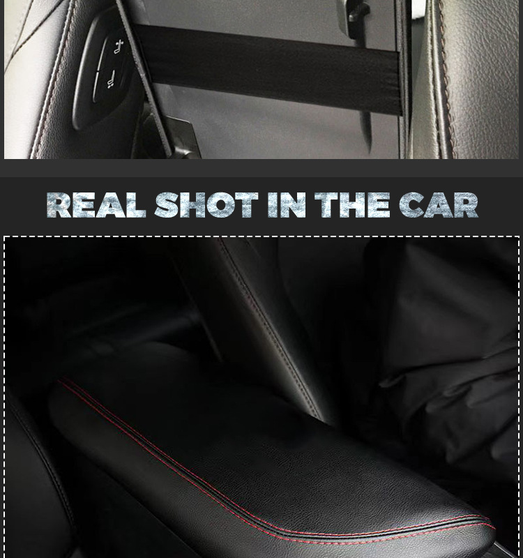 Suitable for 18-21 Toyota Camry armrest box cover central storage box protective cover leather pad Interior decoration