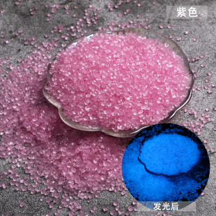 3-5mm super bright DIY resin material luminous sand source factory direct supply fish tank decoration landscaping fluorescent sand wholesale